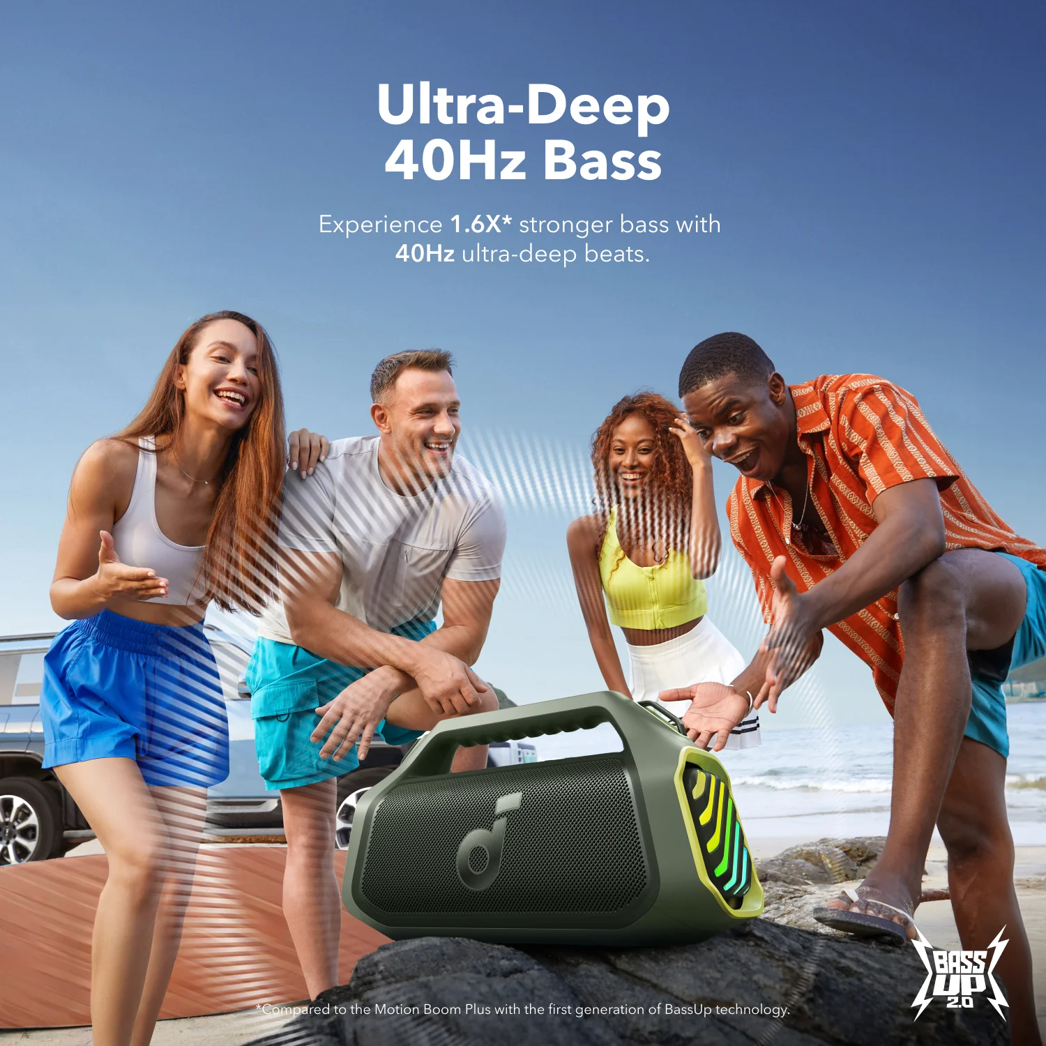 soundcore Boom 2 Plus Powerful Outdoor Bass Bluetooth Speaker - Image 9
