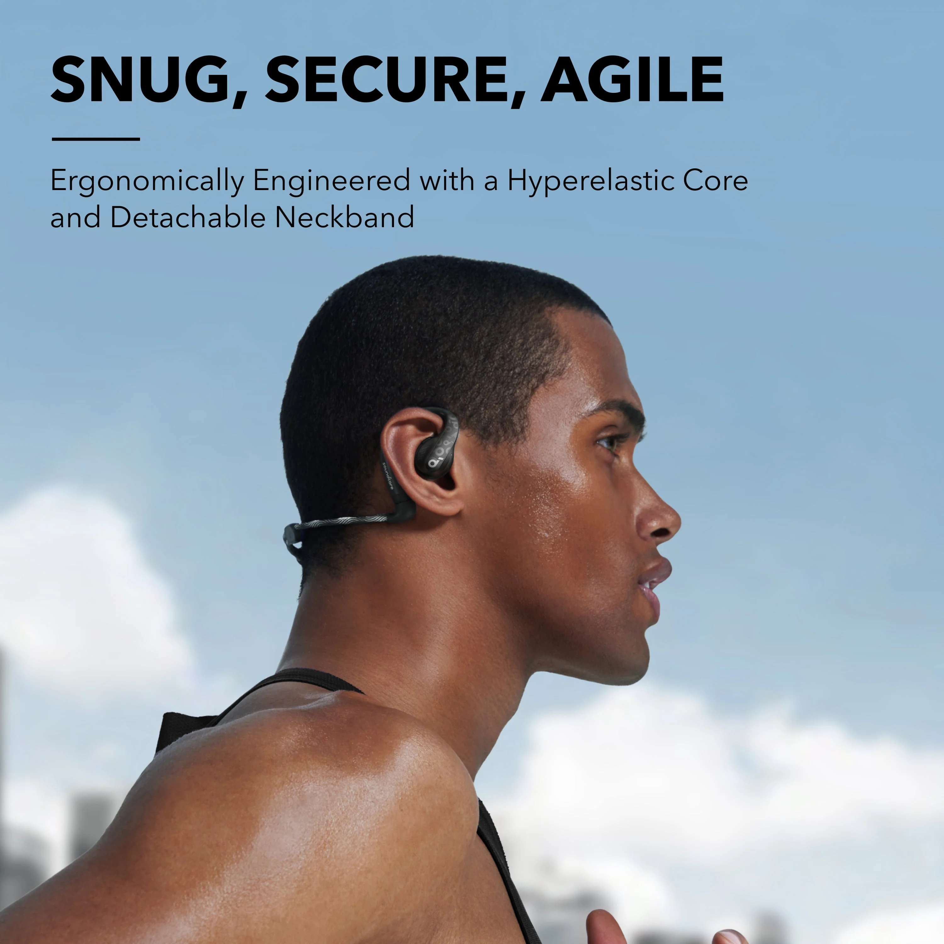 soundcore AeroFit Pro | Secure Open-Ear Sport Earbuds - Image 3