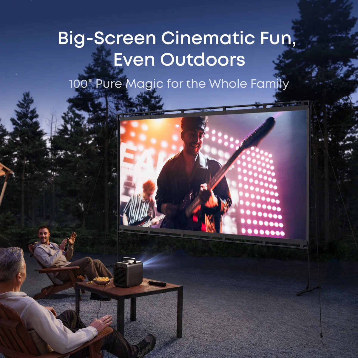 soundcore Nebula 100-Inch Home Projector Screen | Durable & Easy Setup - Image 2