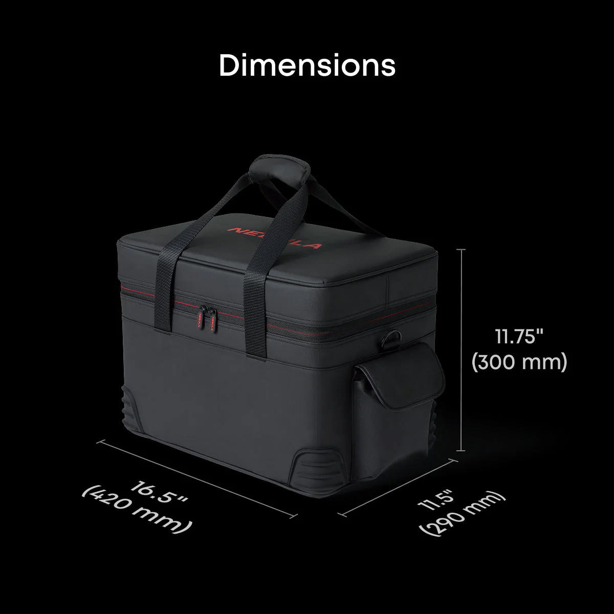 soundcore Nebula X1 Carry Case|Splash-Proof & Durable - Image 2