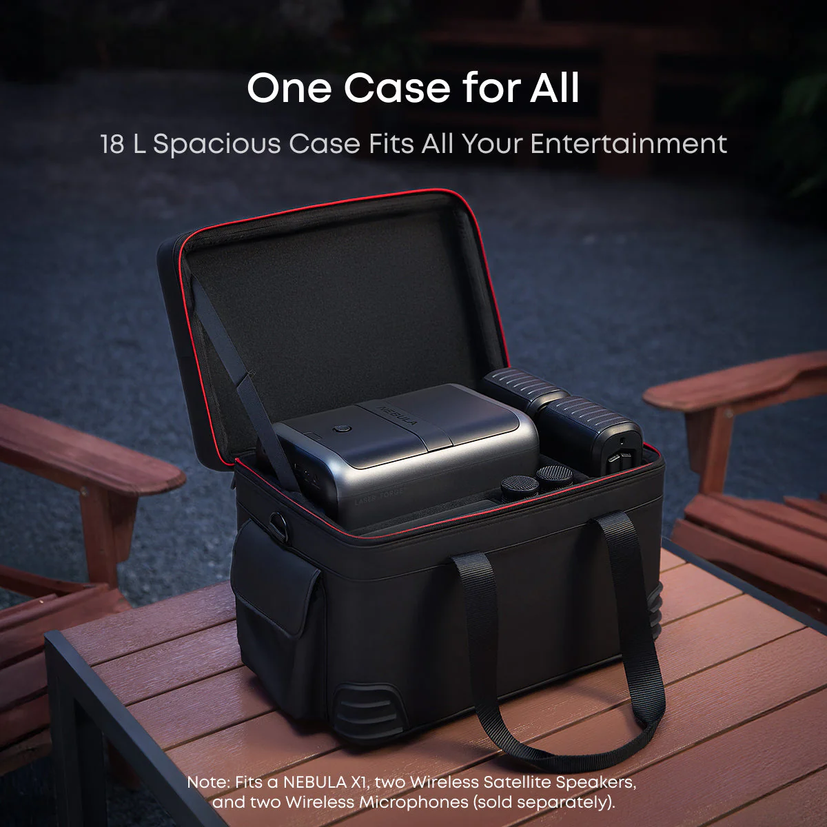 soundcore Nebula X1 Carry Case|Splash-Proof & Durable - Image 5