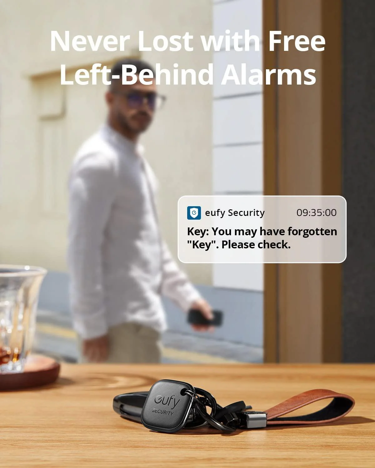 eufy Security by Anker Smart Tracker Link, Android not Supported, Works with Apple Find My (iOS only), Key Finder, Bluetooth Tracker for Earbuds and Luggage, Phone Finder, Water Resistant Button Device-TTS - Image 4