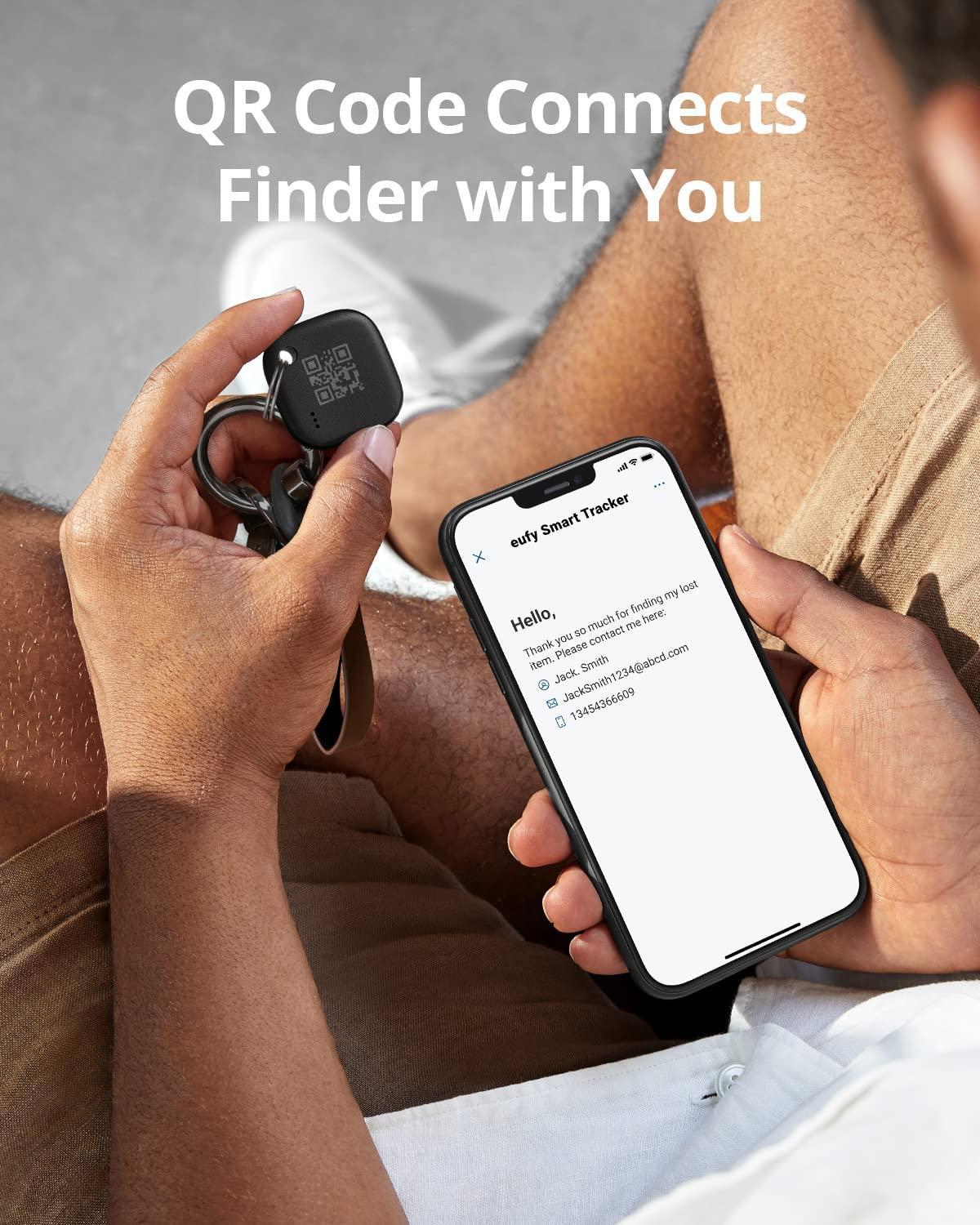 eufy Security by Anker Smart Tracker Link, Android not Supported, Works with Apple Find My (iOS only), Key Finder, Bluetooth Tracker for Earbuds and Luggage, Phone Finder, Water Resistant Button Device-TTS - Image 8