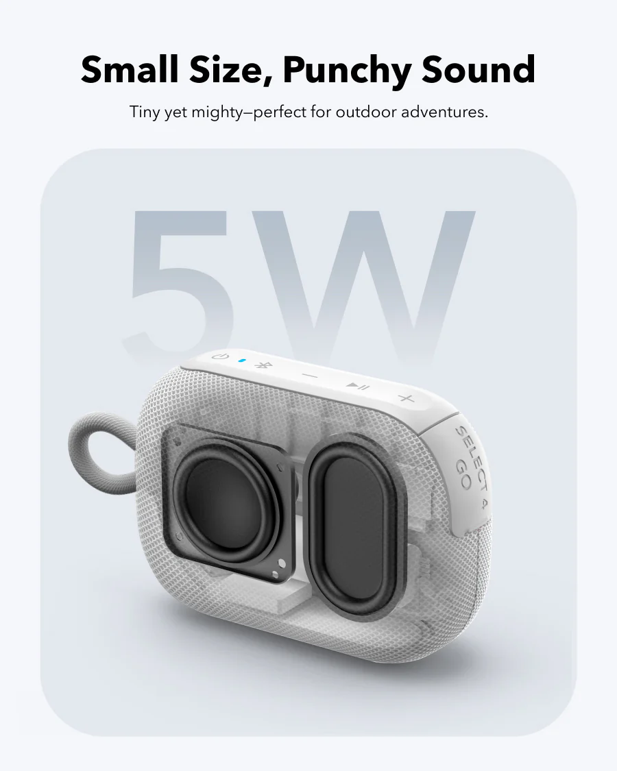 soundcore Select 4 Go Bluetooth Shower Speaker by Anker (Refurbished) - Image 33