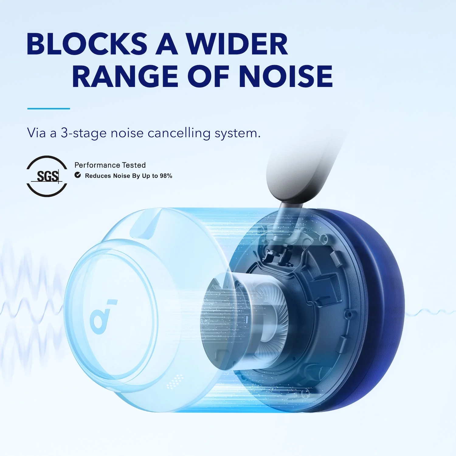 Space Q45 | Long-Lasting Noise Cancelling Headphones - TTS - Image 3